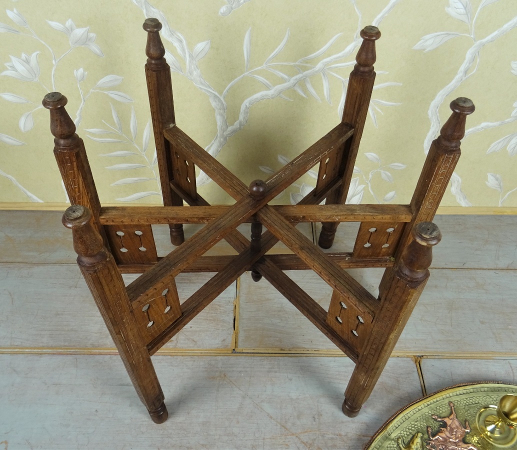 Persian foldable table with complete brass tea service (10).JPG